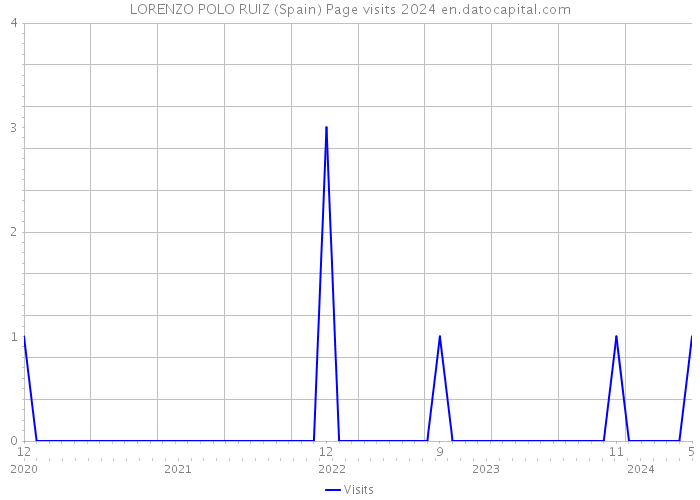 LORENZO POLO RUIZ (Spain) Page visits 2024 