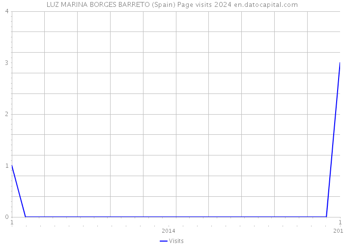 LUZ MARINA BORGES BARRETO (Spain) Page visits 2024 