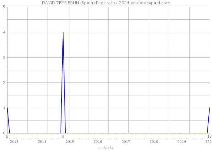 DAVID TEYS BRUN (Spain) Page visits 2024 