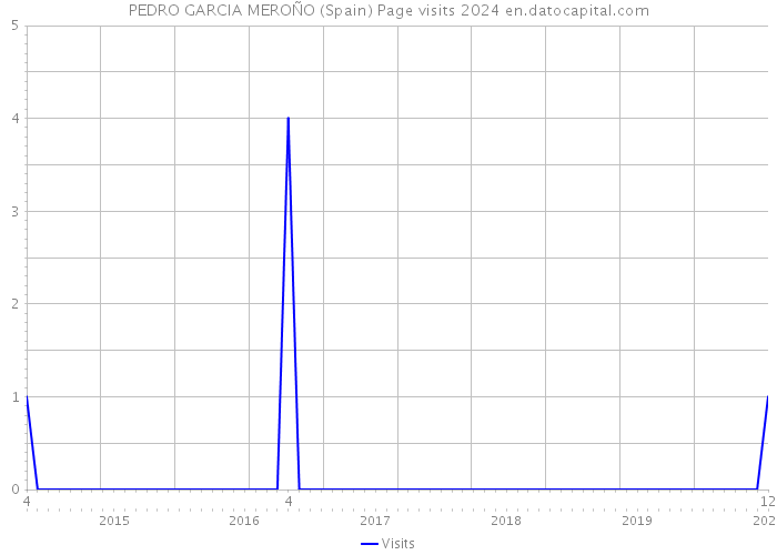 PEDRO GARCIA MEROÑO (Spain) Page visits 2024 