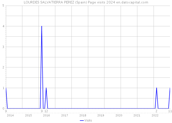 LOURDES SALVATIERRA PEREZ (Spain) Page visits 2024 