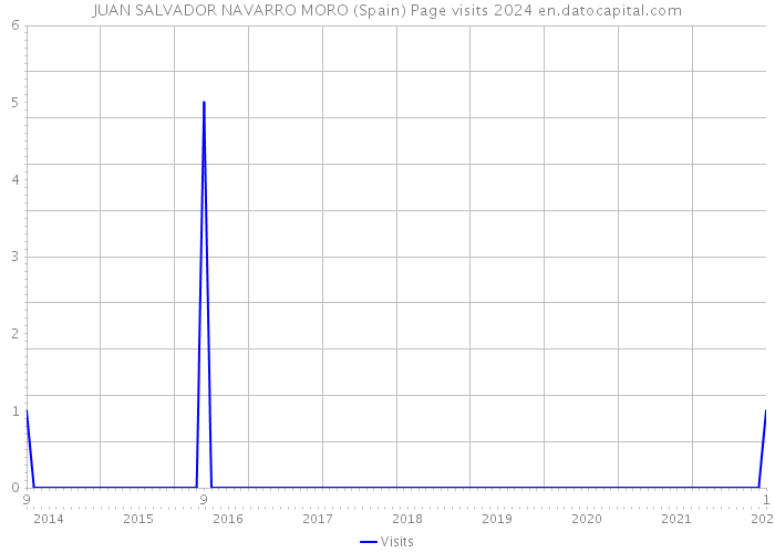 JUAN SALVADOR NAVARRO MORO (Spain) Page visits 2024 