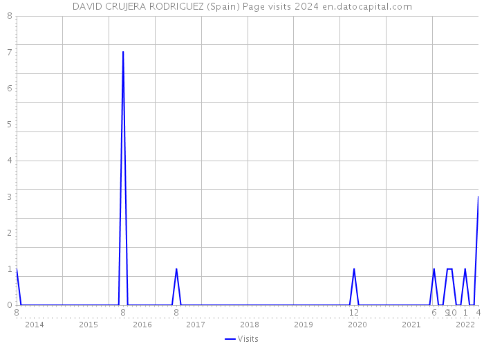 DAVID CRUJERA RODRIGUEZ (Spain) Page visits 2024 