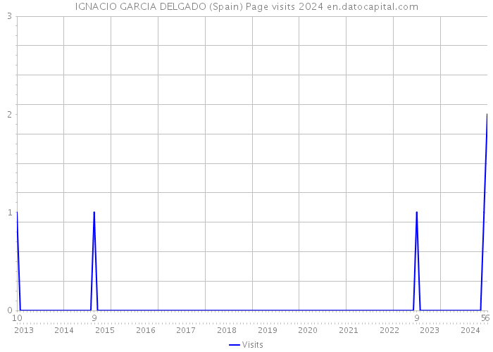 IGNACIO GARCIA DELGADO (Spain) Page visits 2024 