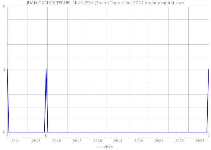 JUAN CARLOS TERUEL MUNUERA (Spain) Page visits 2024 