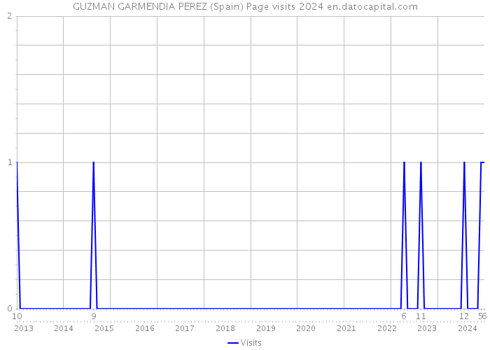 GUZMAN GARMENDIA PEREZ (Spain) Page visits 2024 