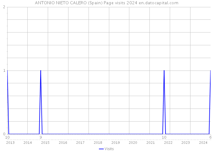 ANTONIO NIETO CALERO (Spain) Page visits 2024 