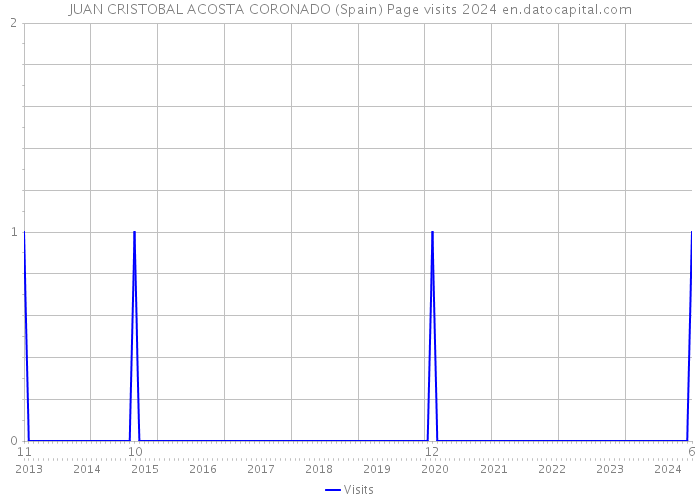 JUAN CRISTOBAL ACOSTA CORONADO (Spain) Page visits 2024 