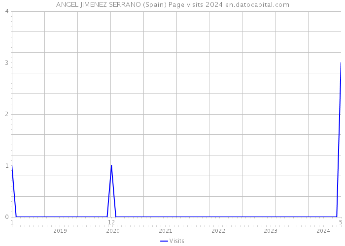 ANGEL JIMENEZ SERRANO (Spain) Page visits 2024 