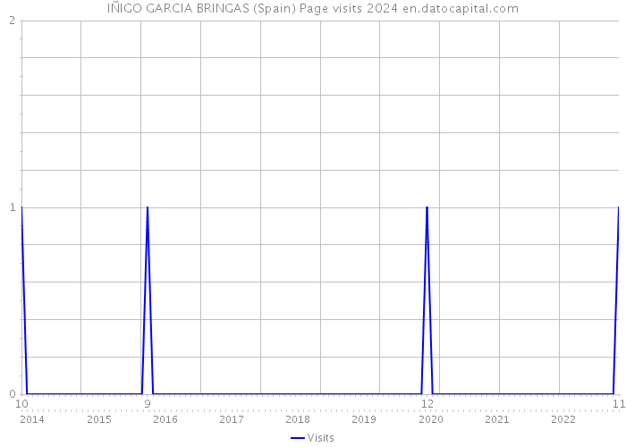 IÑIGO GARCIA BRINGAS (Spain) Page visits 2024 