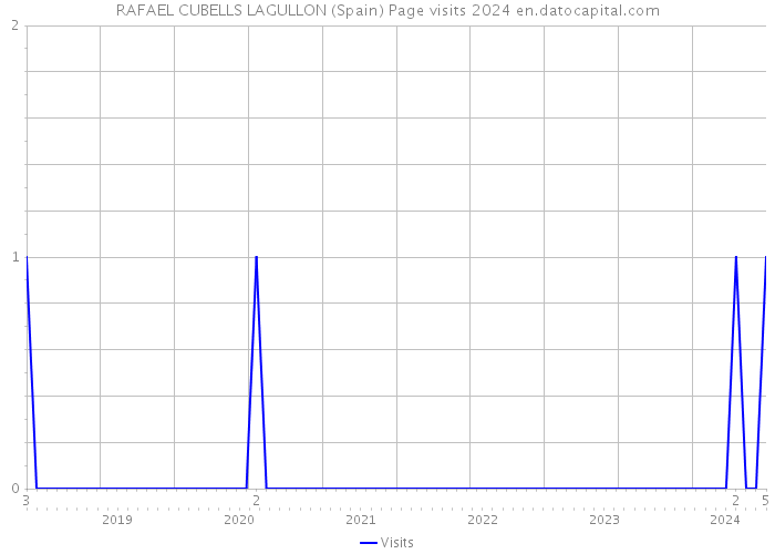 RAFAEL CUBELLS LAGULLON (Spain) Page visits 2024 