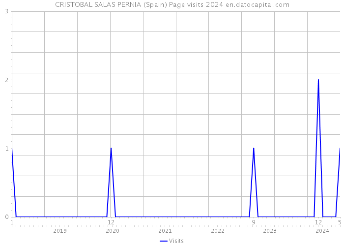 CRISTOBAL SALAS PERNIA (Spain) Page visits 2024 