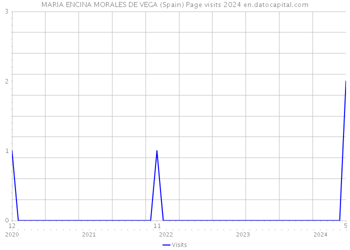 MARIA ENCINA MORALES DE VEGA (Spain) Page visits 2024 