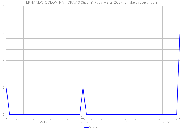 FERNANDO COLOMINA FORNAS (Spain) Page visits 2024 
