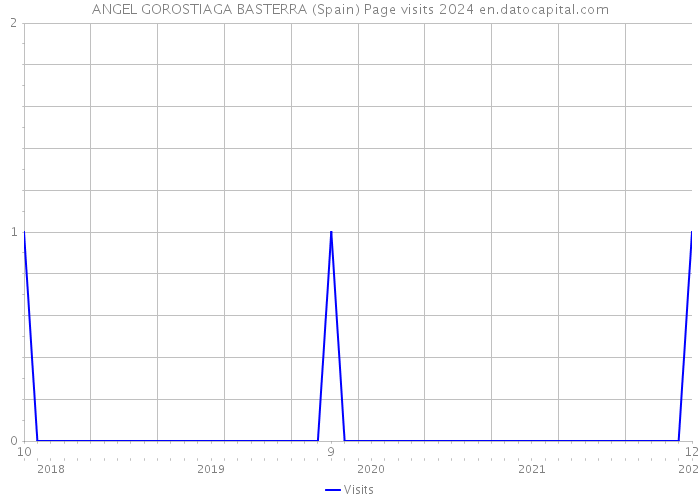ANGEL GOROSTIAGA BASTERRA (Spain) Page visits 2024 