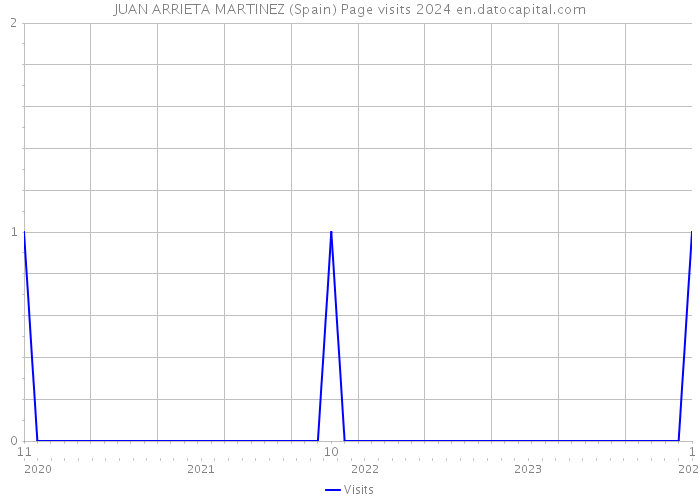 JUAN ARRIETA MARTINEZ (Spain) Page visits 2024 