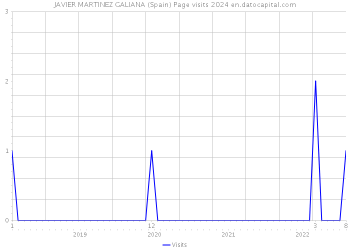 JAVIER MARTINEZ GALIANA (Spain) Page visits 2024 