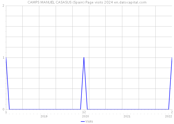 CAMPS MANUEL CASASUS (Spain) Page visits 2024 