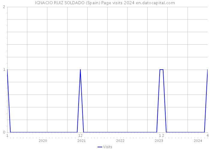 IGNACIO RUIZ SOLDADO (Spain) Page visits 2024 