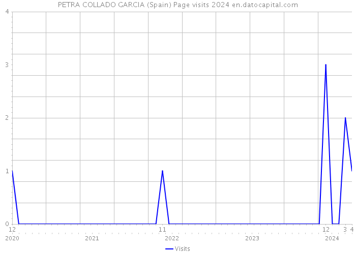 PETRA COLLADO GARCIA (Spain) Page visits 2024 