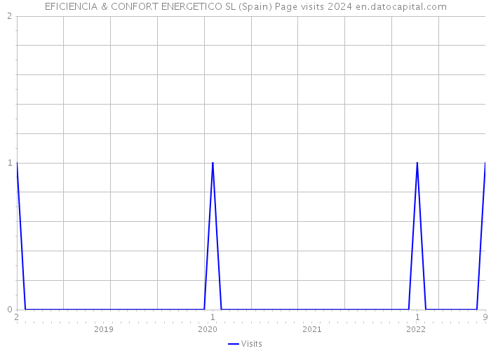 EFICIENCIA & CONFORT ENERGETICO SL (Spain) Page visits 2024 