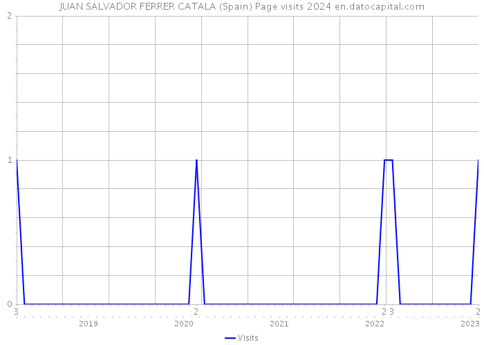 JUAN SALVADOR FERRER CATALA (Spain) Page visits 2024 