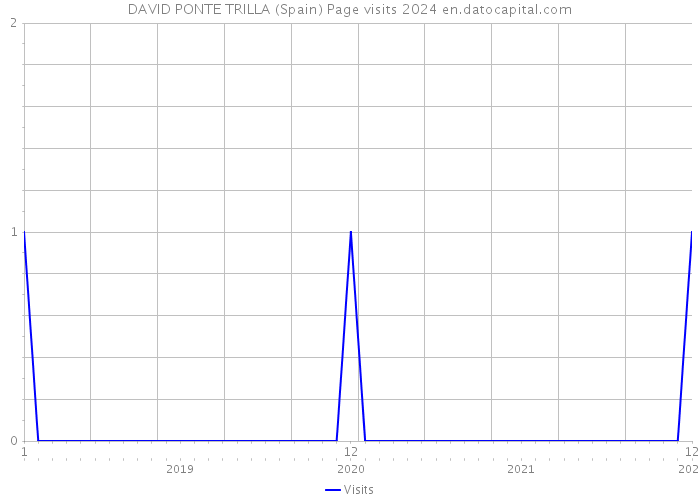 DAVID PONTE TRILLA (Spain) Page visits 2024 