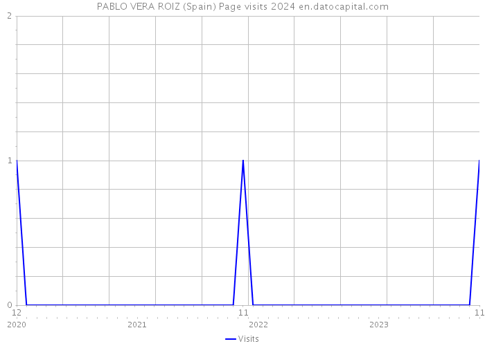 PABLO VERA ROIZ (Spain) Page visits 2024 
