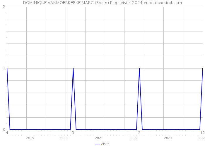 DOMINIQUE VANMOERKERKE MARC (Spain) Page visits 2024 