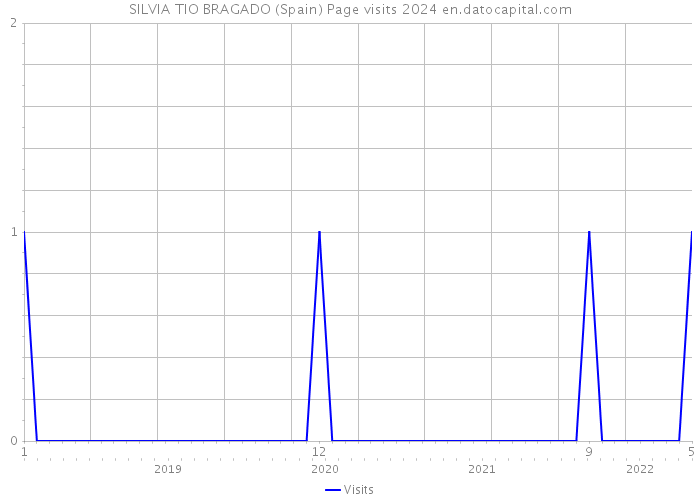 SILVIA TIO BRAGADO (Spain) Page visits 2024 