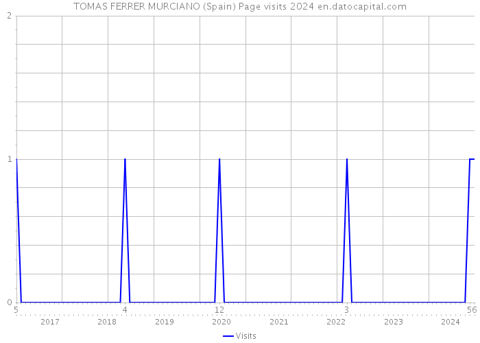 TOMAS FERRER MURCIANO (Spain) Page visits 2024 