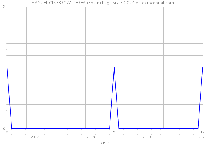 MANUEL GINEBROZA PEREA (Spain) Page visits 2024 