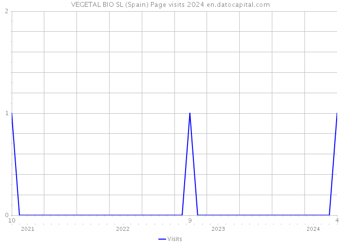 VEGETAL BIO SL (Spain) Page visits 2024 