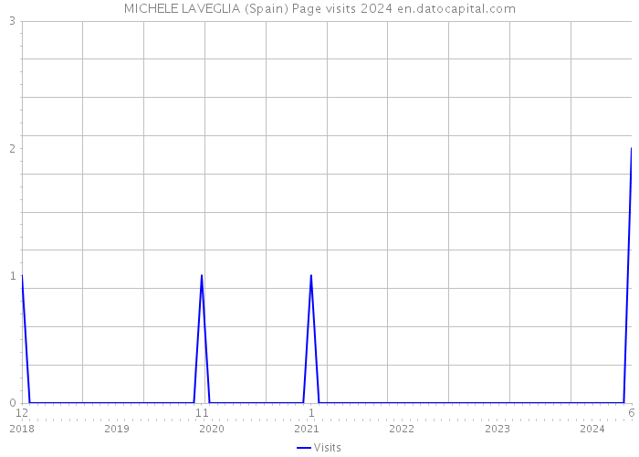 MICHELE LAVEGLIA (Spain) Page visits 2024 