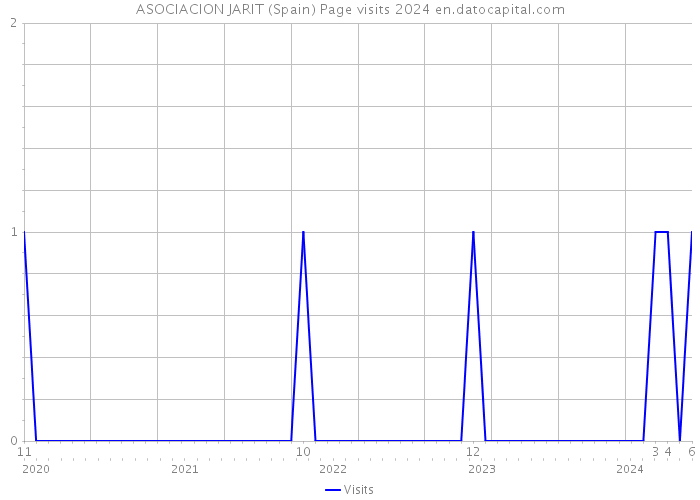 ASOCIACION JARIT (Spain) Page visits 2024 