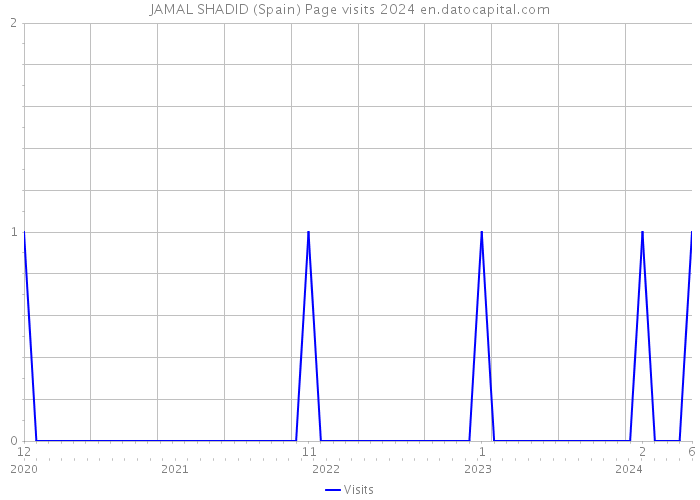JAMAL SHADID (Spain) Page visits 2024 