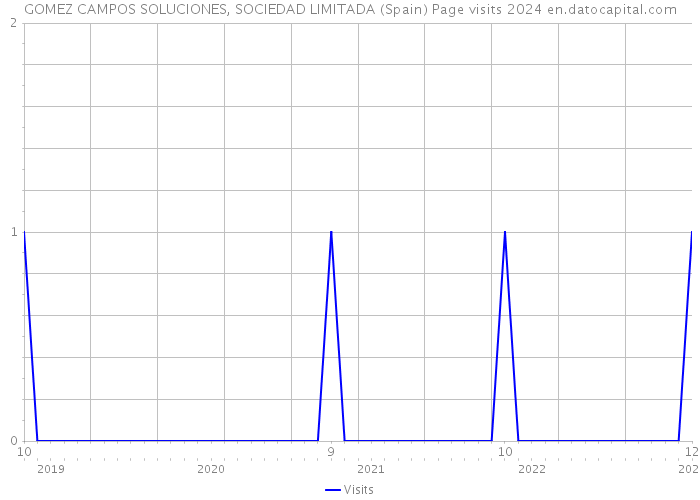 GOMEZ CAMPOS SOLUCIONES, SOCIEDAD LIMITADA (Spain) Page visits 2024 