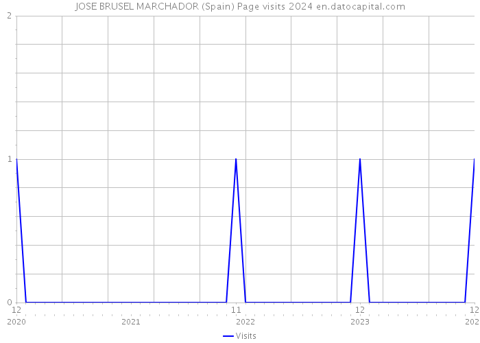 JOSE BRUSEL MARCHADOR (Spain) Page visits 2024 