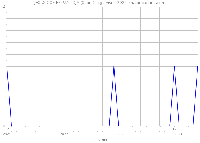JESUS GOMEZ PANTOJA (Spain) Page visits 2024 