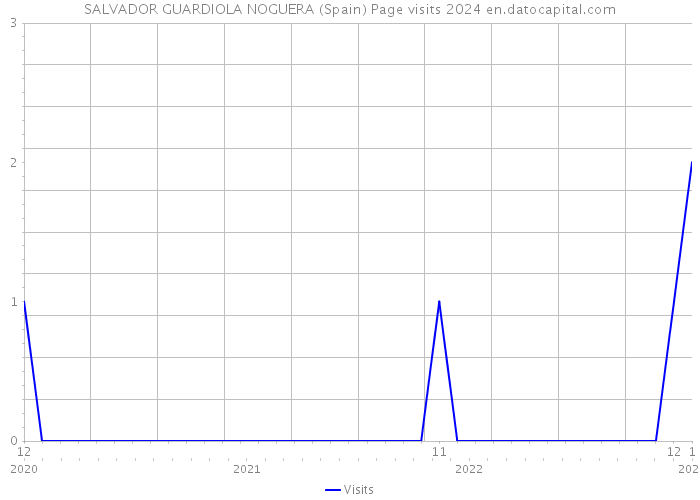 SALVADOR GUARDIOLA NOGUERA (Spain) Page visits 2024 