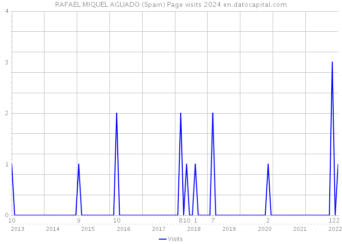 RAFAEL MIQUEL AGUADO (Spain) Page visits 2024 