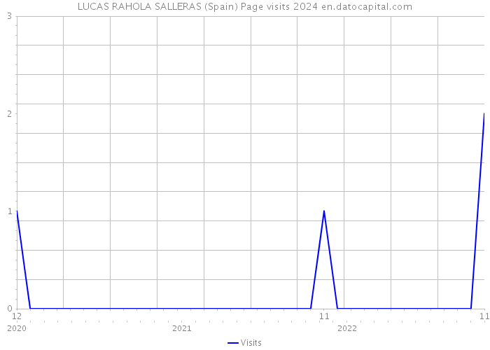 LUCAS RAHOLA SALLERAS (Spain) Page visits 2024 