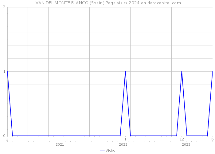 IVAN DEL MONTE BLANCO (Spain) Page visits 2024 