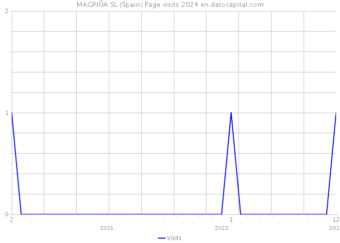 MAGRIÑA SL (Spain) Page visits 2024 