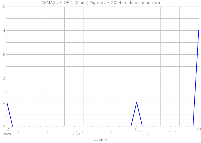 ARMASU FLORIN (Spain) Page visits 2024 