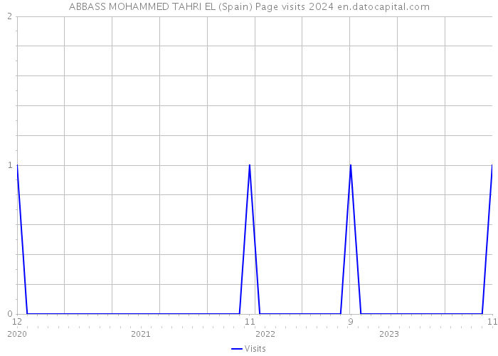 ABBASS MOHAMMED TAHRI EL (Spain) Page visits 2024 