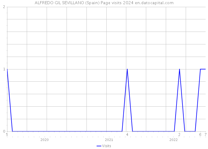ALFREDO GIL SEVILLANO (Spain) Page visits 2024 