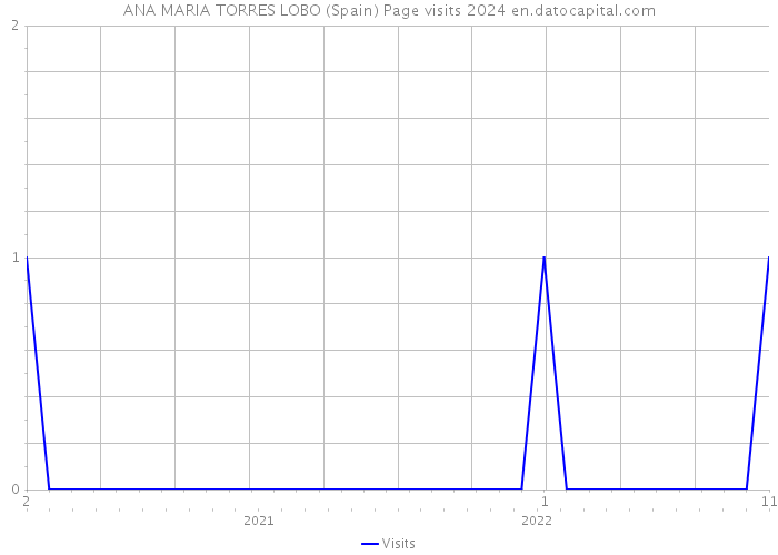 ANA MARIA TORRES LOBO (Spain) Page visits 2024 