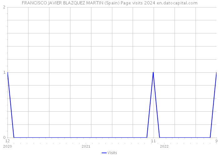 FRANCISCO JAVIER BLAZQUEZ MARTIN (Spain) Page visits 2024 