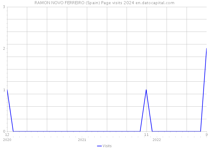 RAMON NOVO FERREIRO (Spain) Page visits 2024 